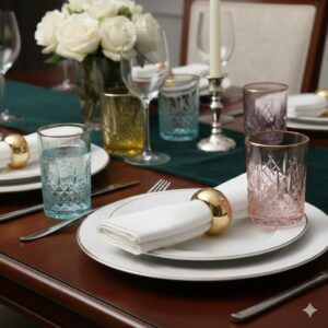 סט 6 כוסות שתיה צבעוני LIFE STYLE